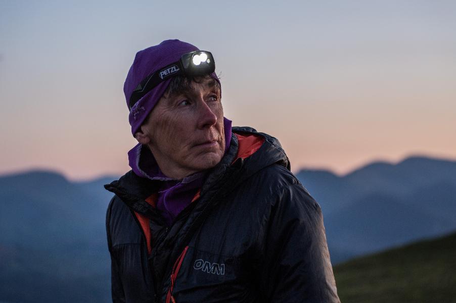 Julie Carter climbing