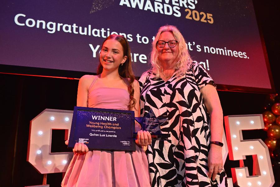 Health and wellbeing award tile